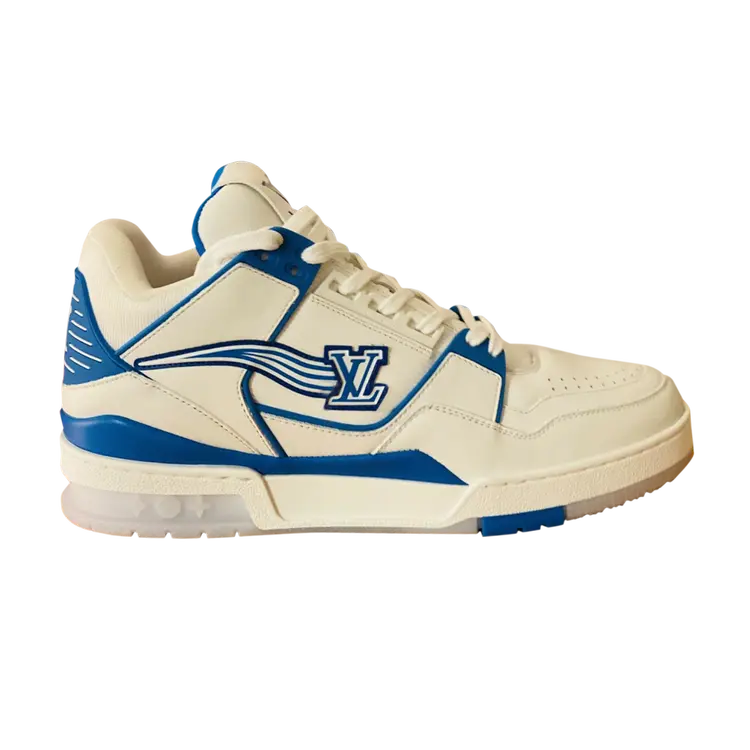 

Кроссовки Louis Vuitton Trainer 'Azur Blue', белый