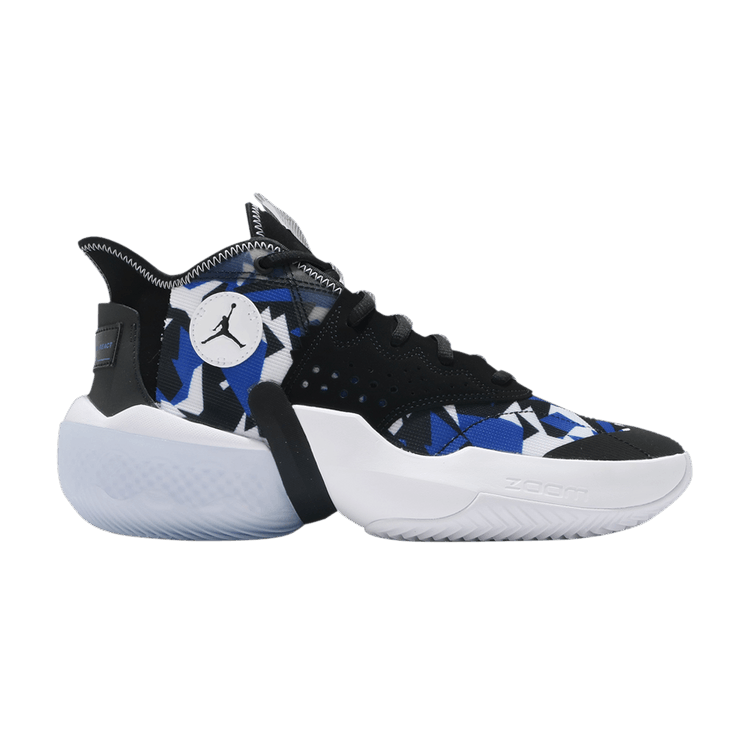 

Кроссовки Jordan React Elevation PF 'Fractal Pattern - Black Racer Blue', синий