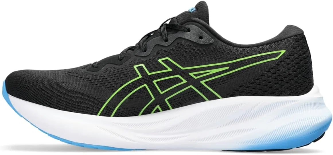 Мужские беговые кроссовки ASICS Gel-Pulse 15, Black Electric Lime — фото 4