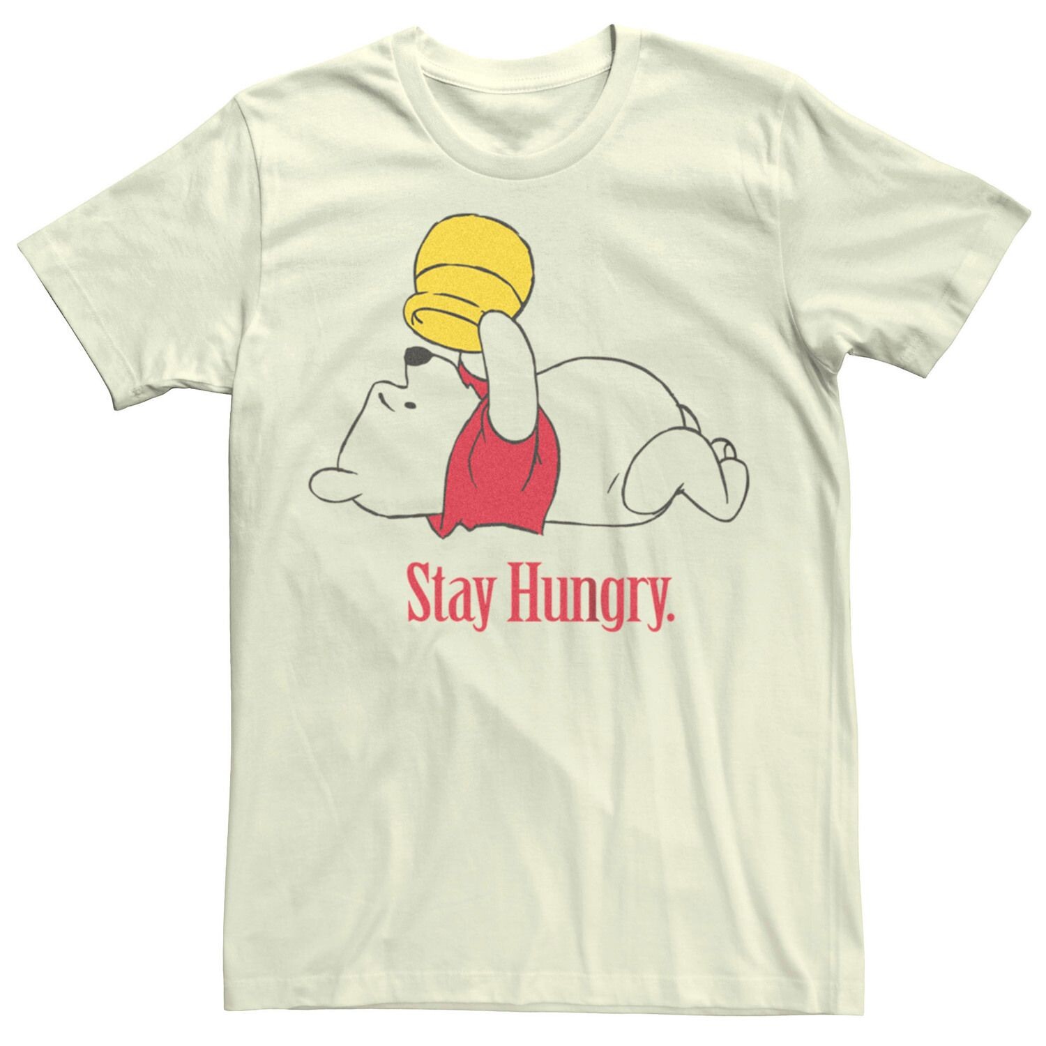 

Мужская футболка Disney's Winnie The Pooh с рисунком Stay Hungry Licensed Character