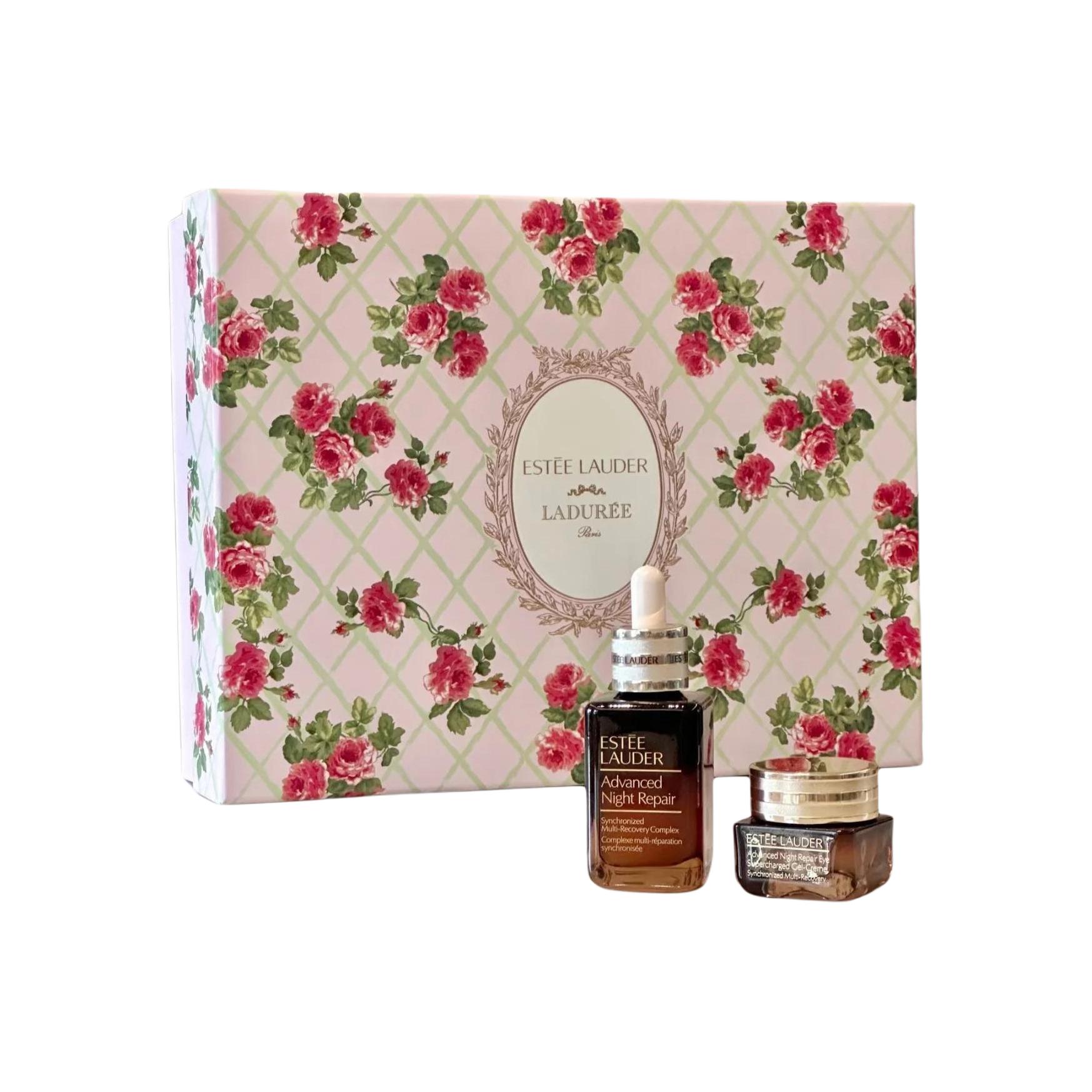 ESTEE LAUDER Yashilandai Laduree набор сывороток Little Brown Bottle для ухода за кожей увлажняющий успокаивающий 50мл+15мл — фото 4