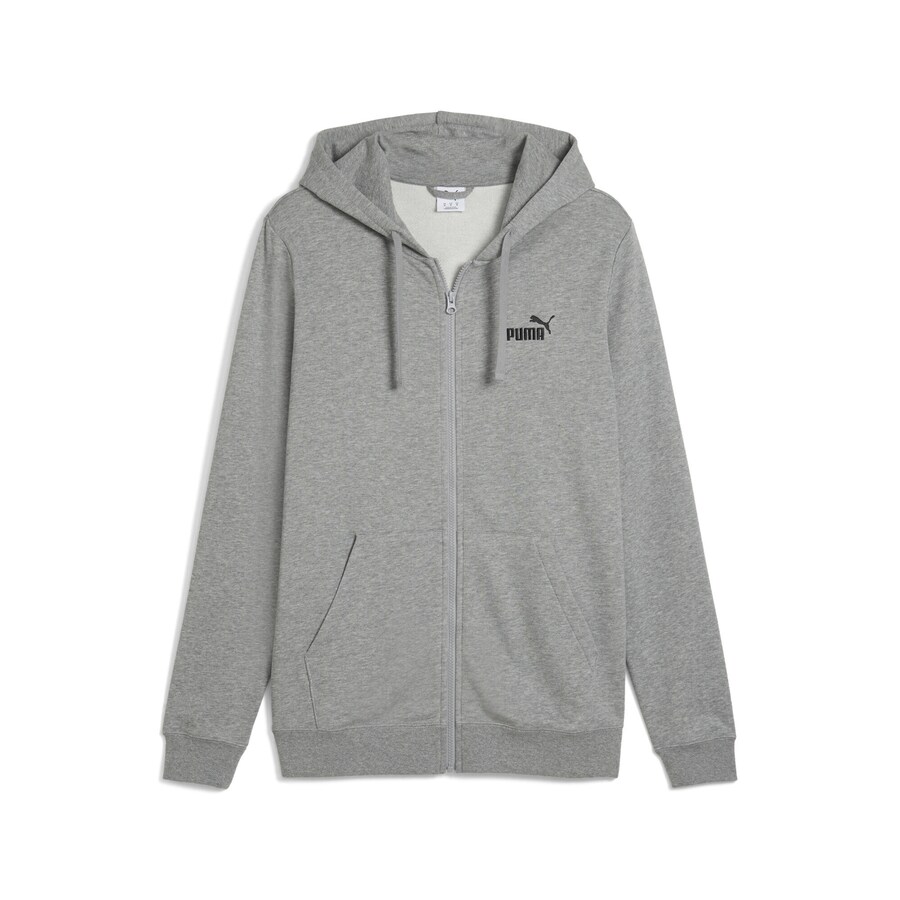 

Толстовка с капюшоном на молнии PUMA Essentials No. 1, серый