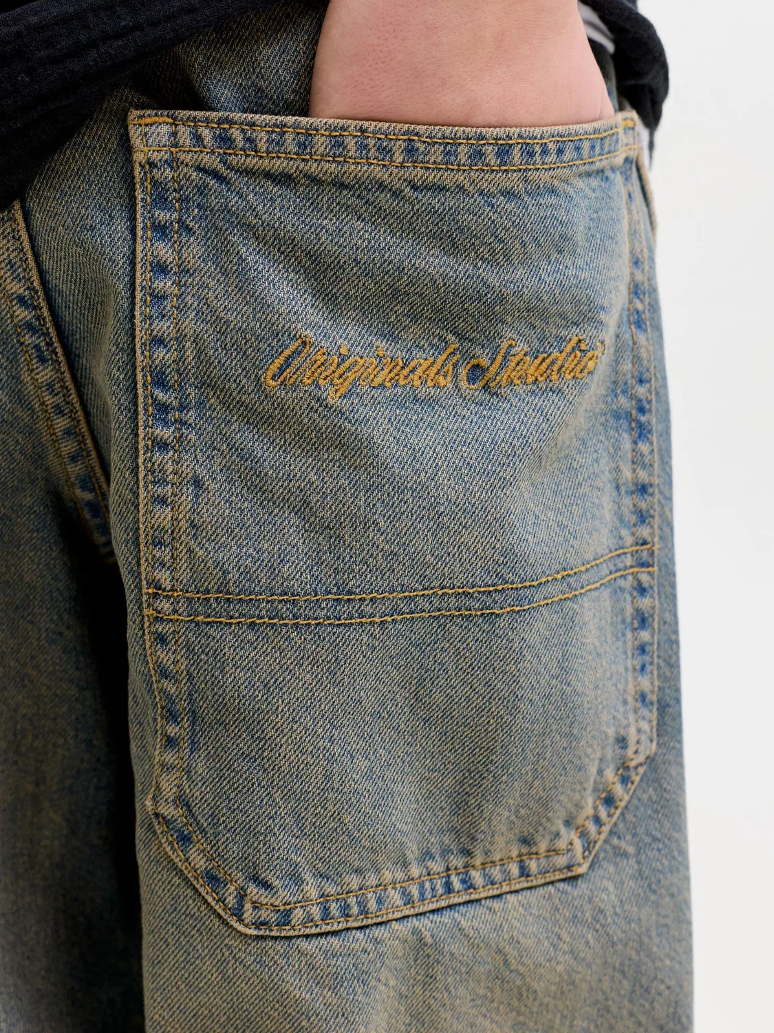Джинсы Baggy Fit, JACK & JONES Junior, голубой деним — фото 4