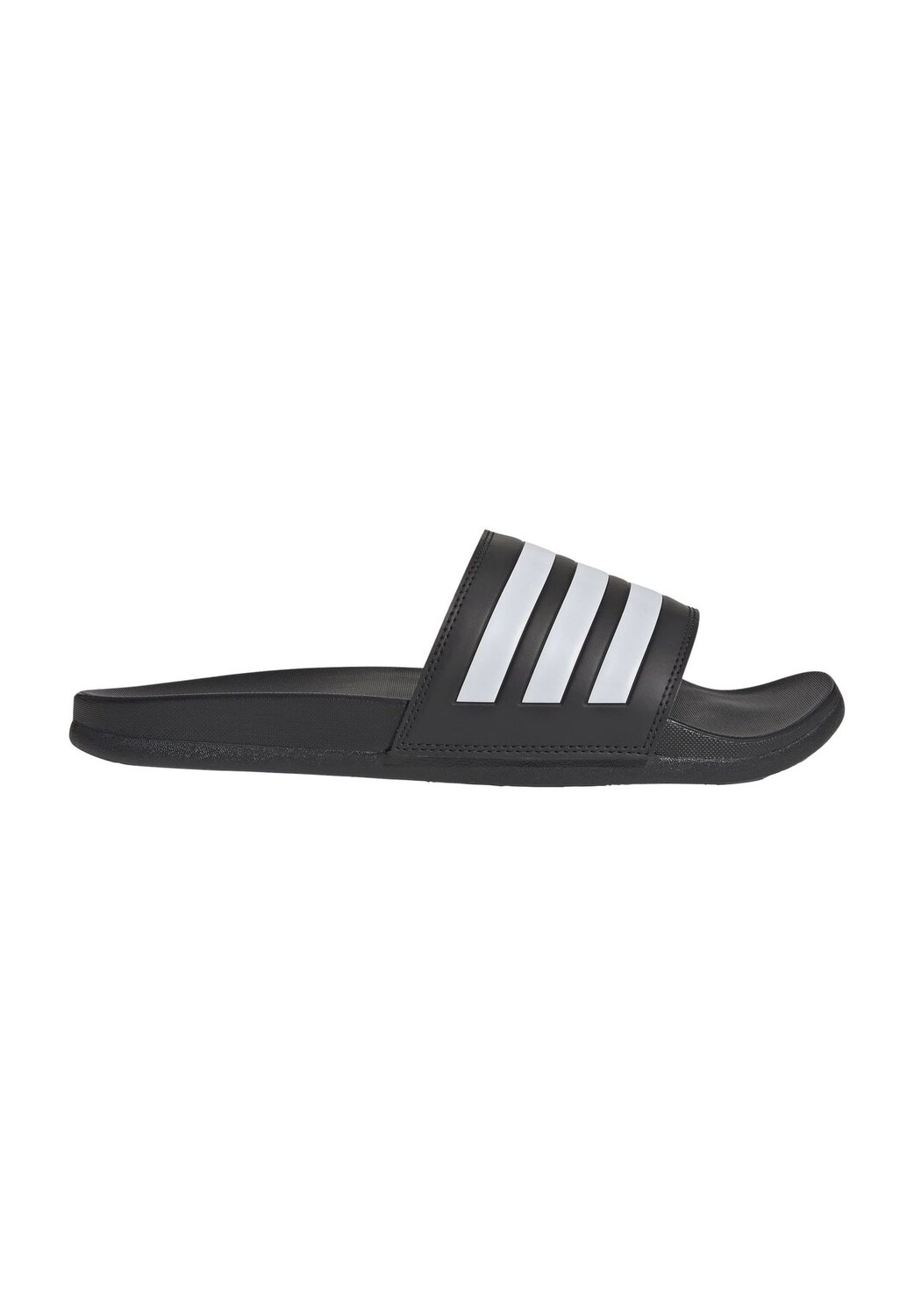 Сандалии для купания Adilette Comfort, нескользящие, мужские adidas, цвет Cblack Ftwwht Cbla — фото 2
