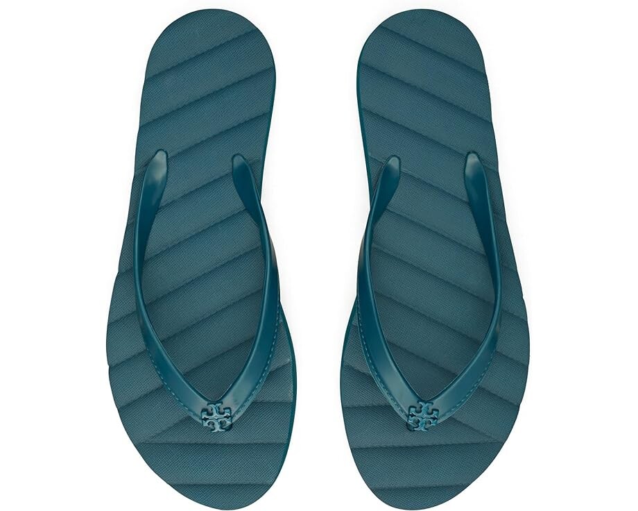 

Сандалии Tory Burch Kira Flip Flop, цвет Deep Green