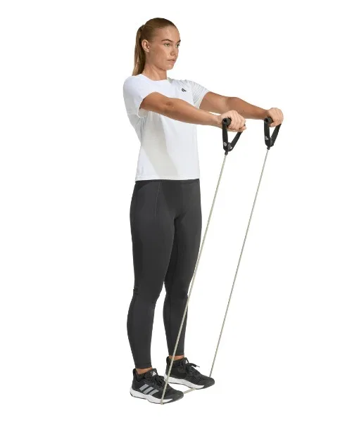 Женская футболка adidas Workout Essentials Crewneck — фото 4