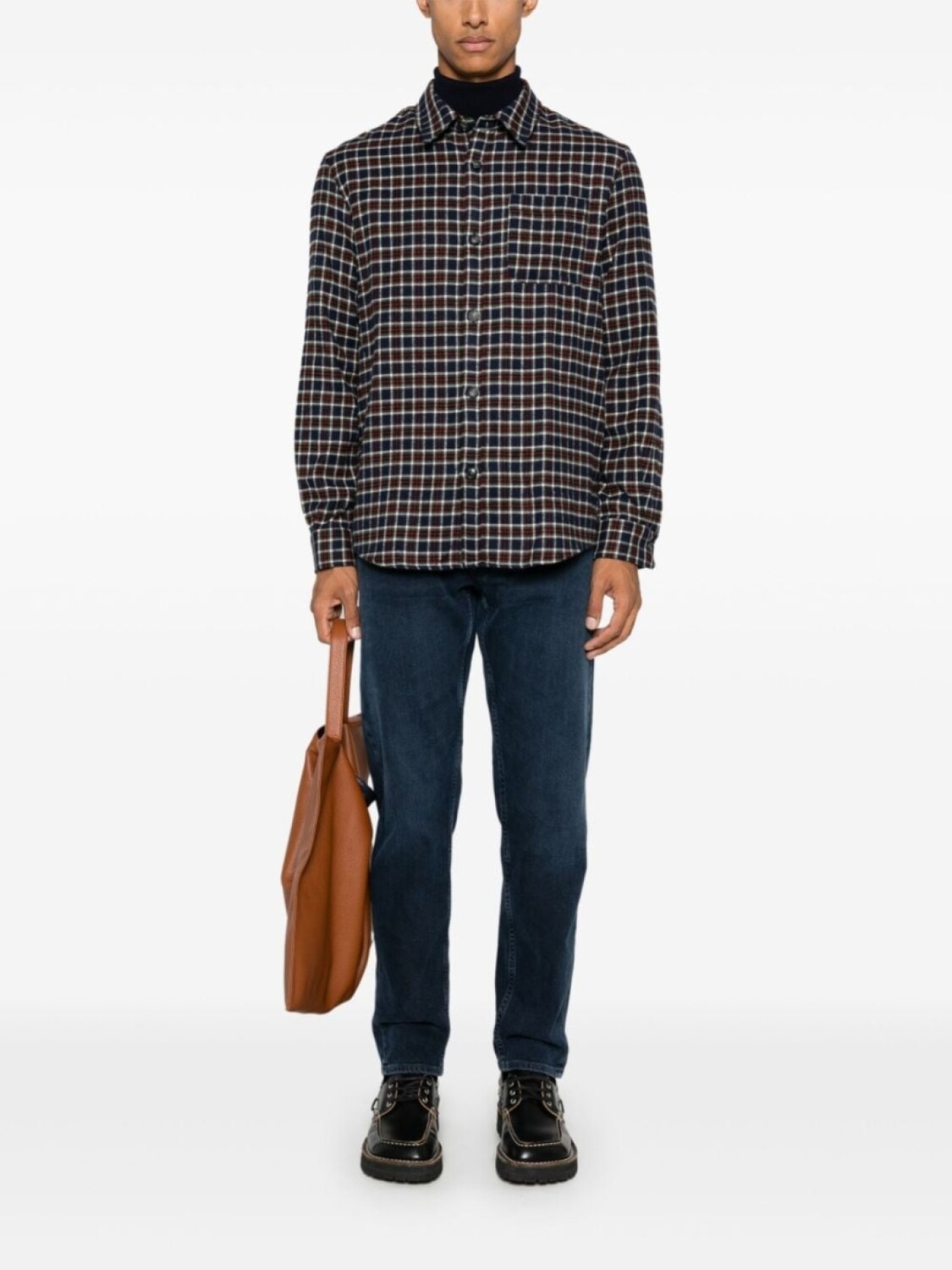 

A.P.C. рубашка Trek, синий