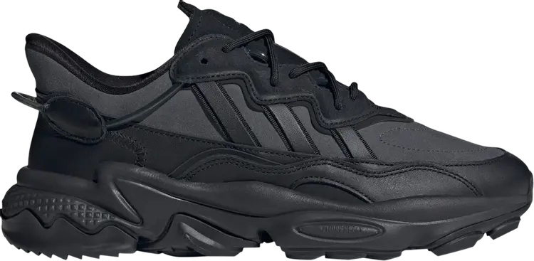 

Кроссовки Ozweego 'Grey Double Black', черный