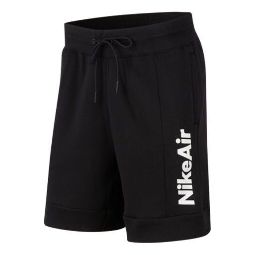 

Шорты men's air fleece colorblock black shorts Nike, черный