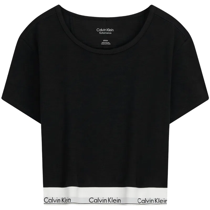 Футболка с круглым вырезом Calvin Klein Space Black