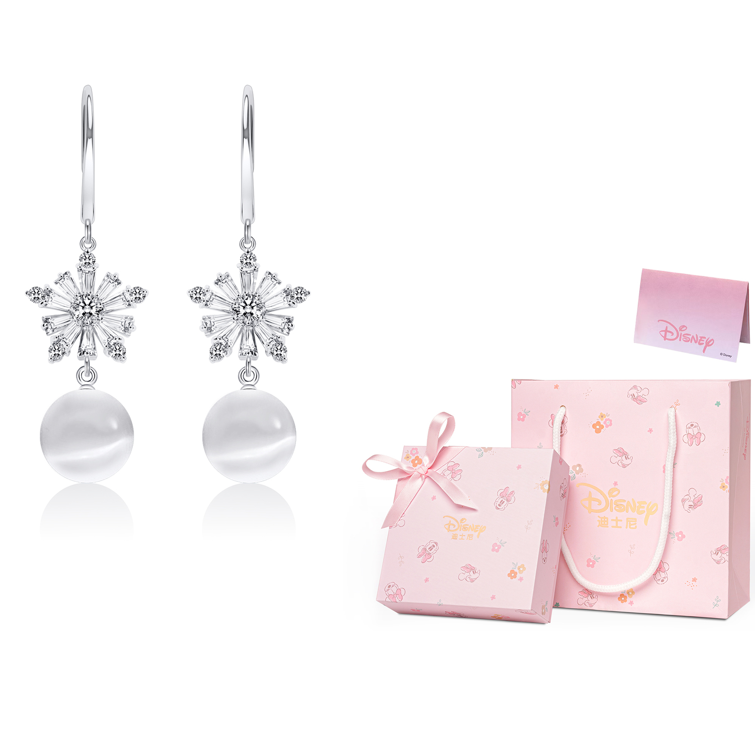 

Disney Синтетические серьги-кошачий глаз для женщин