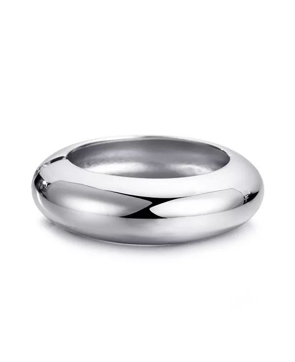 

Массивный куполообразный браслет Adornia, silver