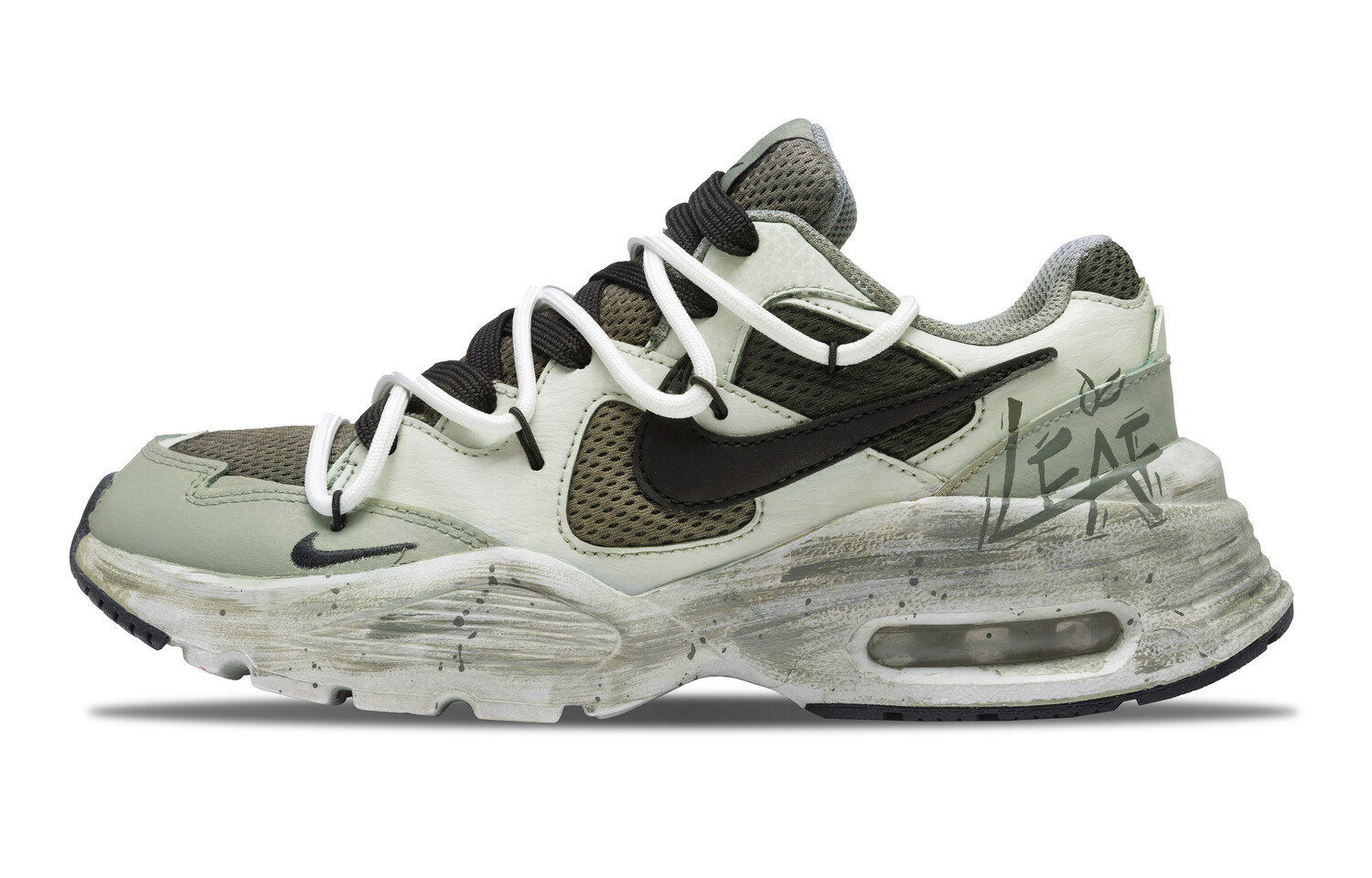

Кроссовки Air Max Fusion женские с низким верхом, зеленые Nike