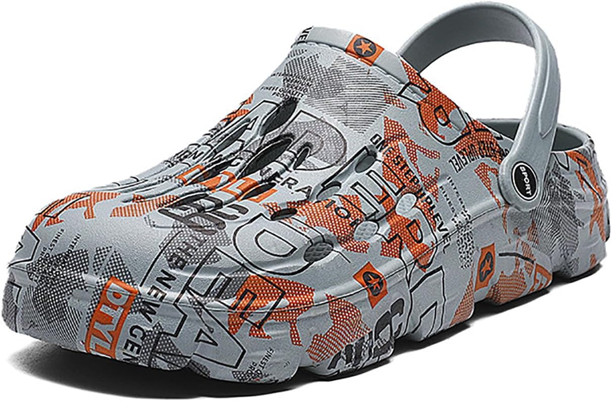 

Мужские садовые сабо Sunporx с поддержкой свода стопы, удобные сабо для улицы и пляжа, летние водные пляжные тапочки, повседневные легкие и дышащие сабо, синий