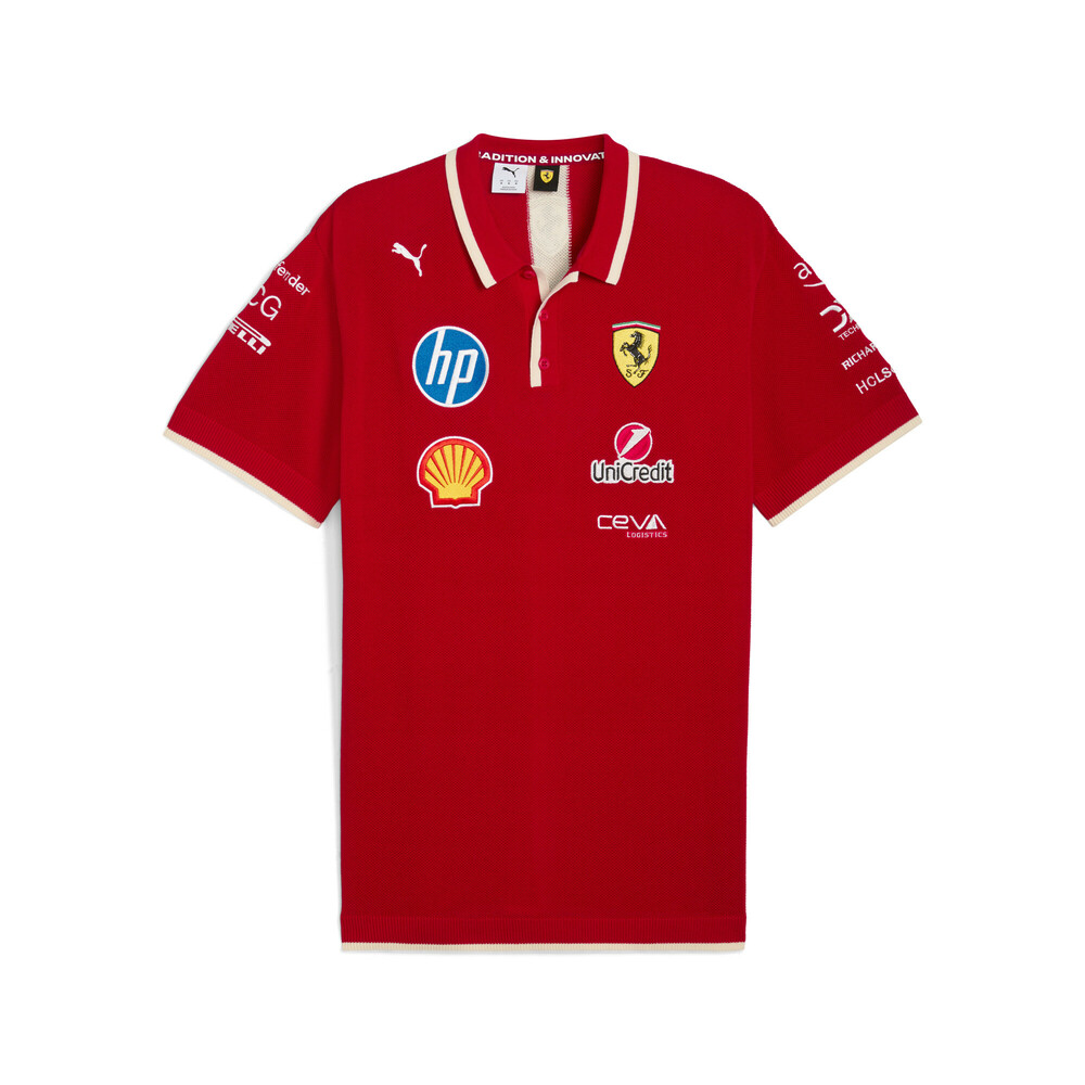 

Футболка поло Scuderia Ferrari Racing Collection мужская PUMA, красный