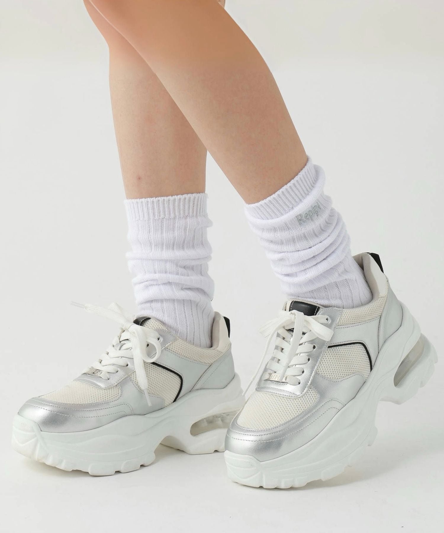 Кроссовки Clear Sole Dad Repipi Armario, Silver 10