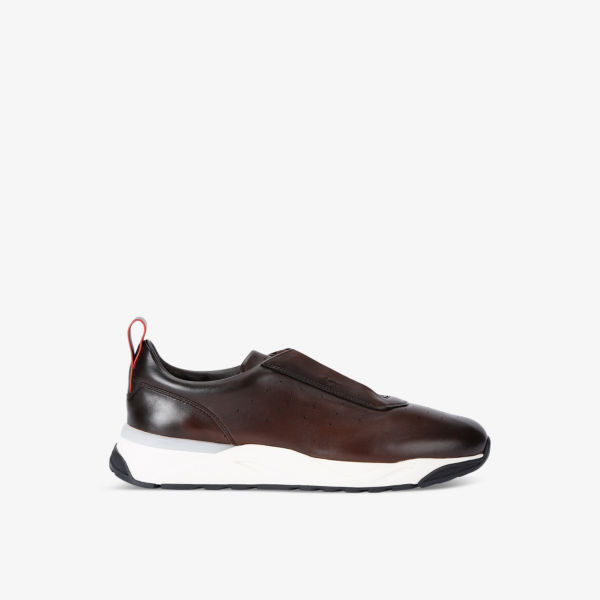 

Кроссовки кожаные Innova Santoni, коричневый