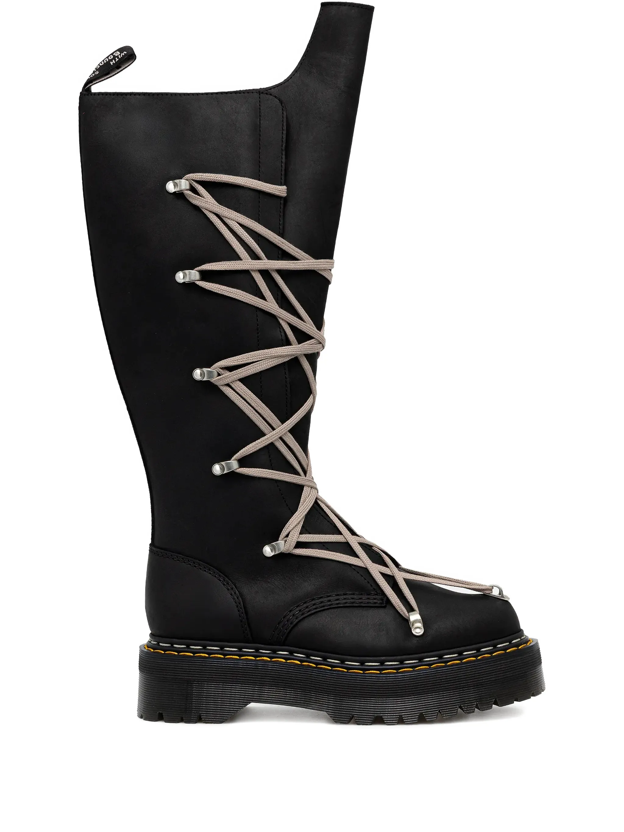 

Кожаные ботинки Pentalace на четырехслойной подошве 1B60 Dr. Martens X Rick Owens, черный