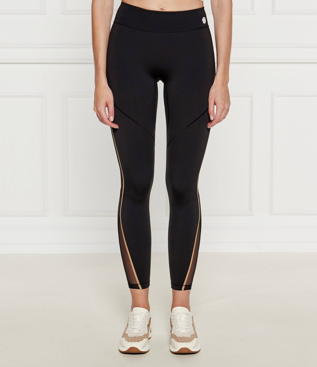 

Леггинсы BOSS BLACK Energa Slim Fit, черный