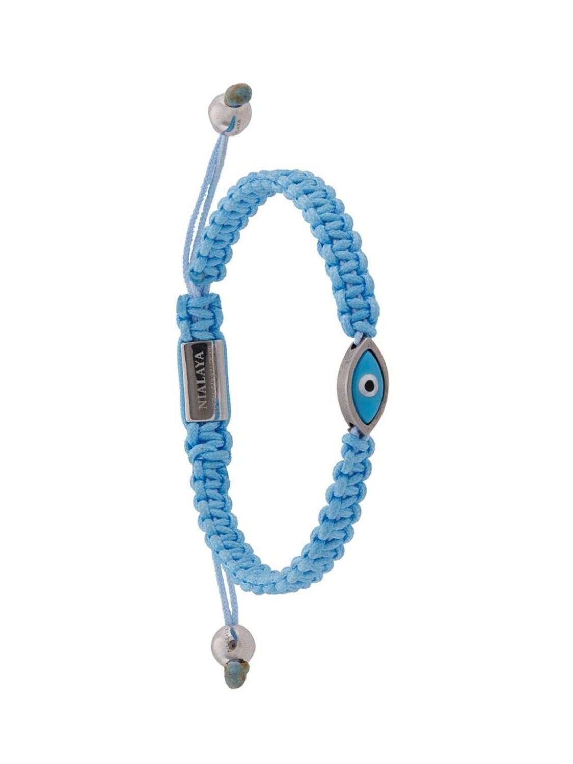 

Плетеный браслет Evil Eye Nialaya Jewelry, синий