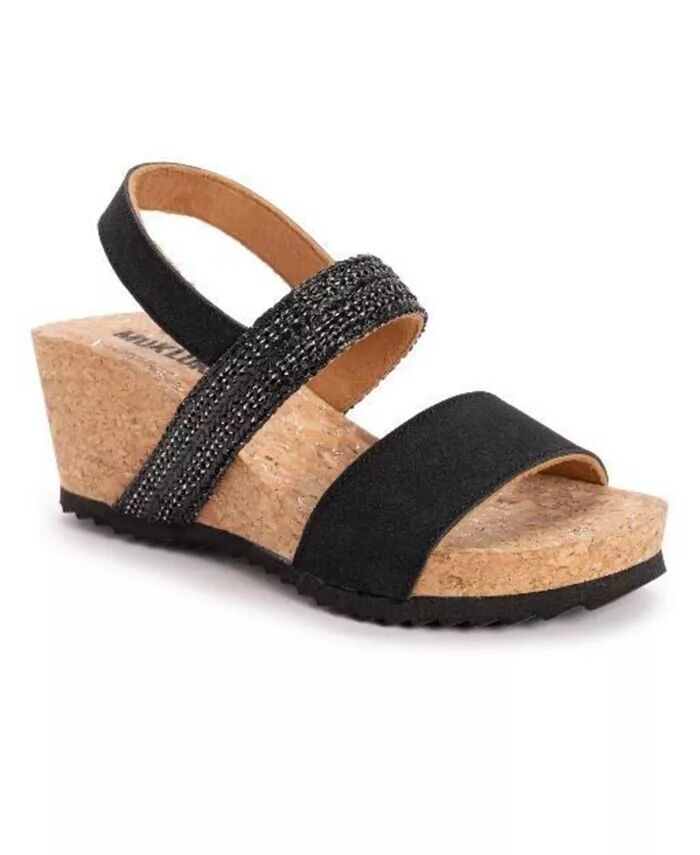 Женские босоножки Wendy на танкетке MUK LUKS, черный