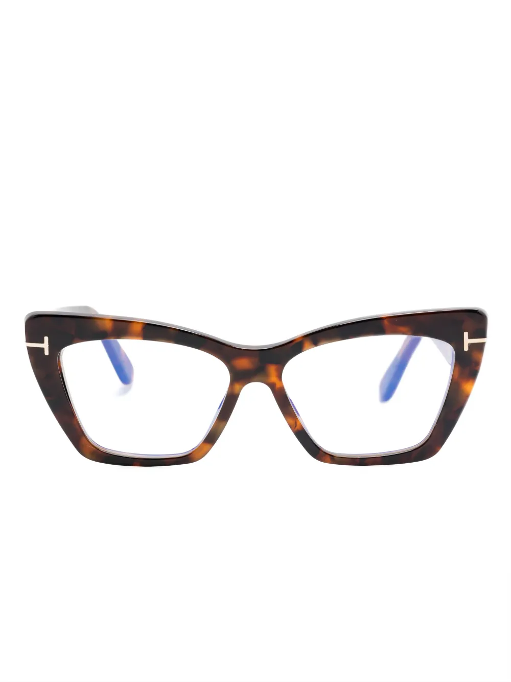 

Очки в оправе 'кошачий глаз' TOM FORD Eyewear, коричневый