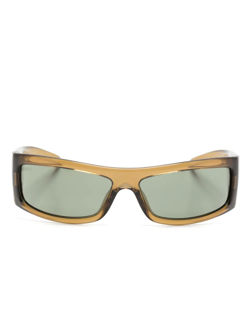 

Солнцезащитные очки в прямоугольной оправе Gucci Eyewear, коричневый