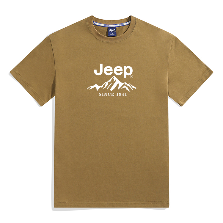

Футболка Unisex Crew Neck Moderate Straight Fit Jeep, mustard желтый