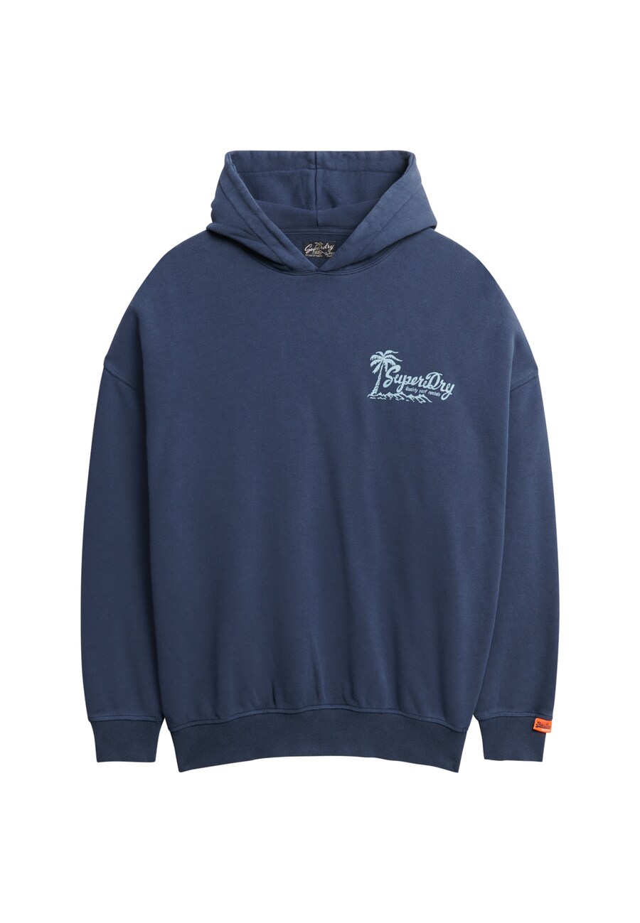 

Толстовка Superdry, цвет marine blue/Light blue