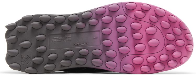 Кроссовки Off-White ODSY-1000 'Pink Purple Spray Paint', розовый — фото 4