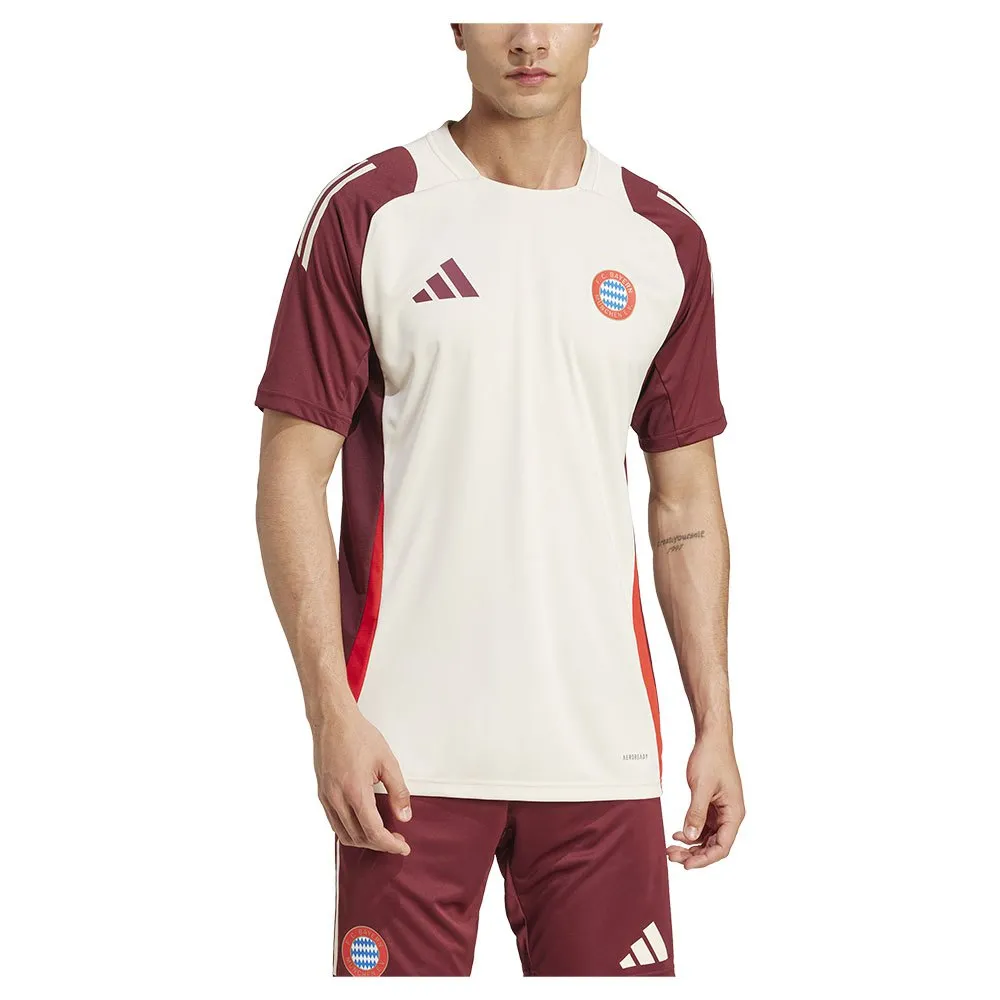 Футболка с коротким рукавом adidas FC Bayern Munich 24/25 EU training, бежевый — фото 2