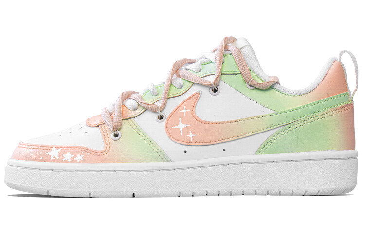 

Кроссовки Nike Court Borough Skateboarding Shoes Women's Low-top Orange/Green, оранжевый/зеленый