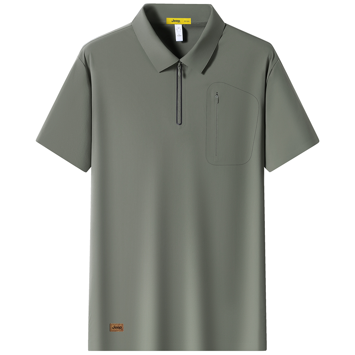 

Футболка-поло Unisex с воротником-поло, умеренно прямого кроя Jeep, forest зеленый