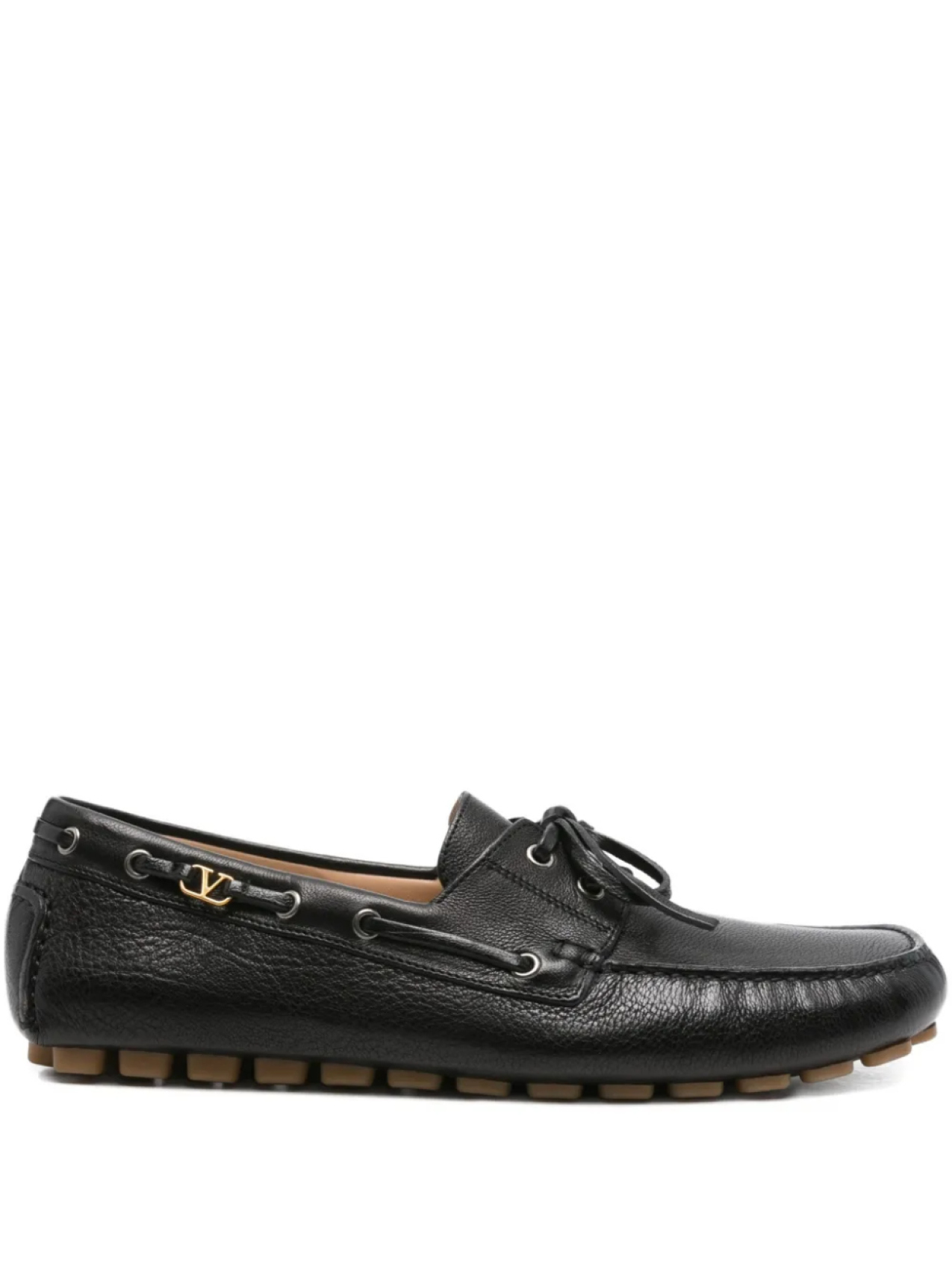 

Туфли-лодочки Valentino Garavani Fastaway из кожи на шнуровке, черный