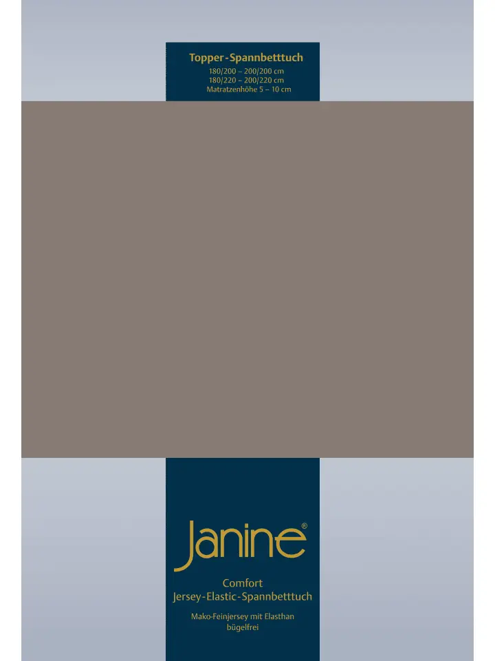

Простыня Janine, серо-коричневый