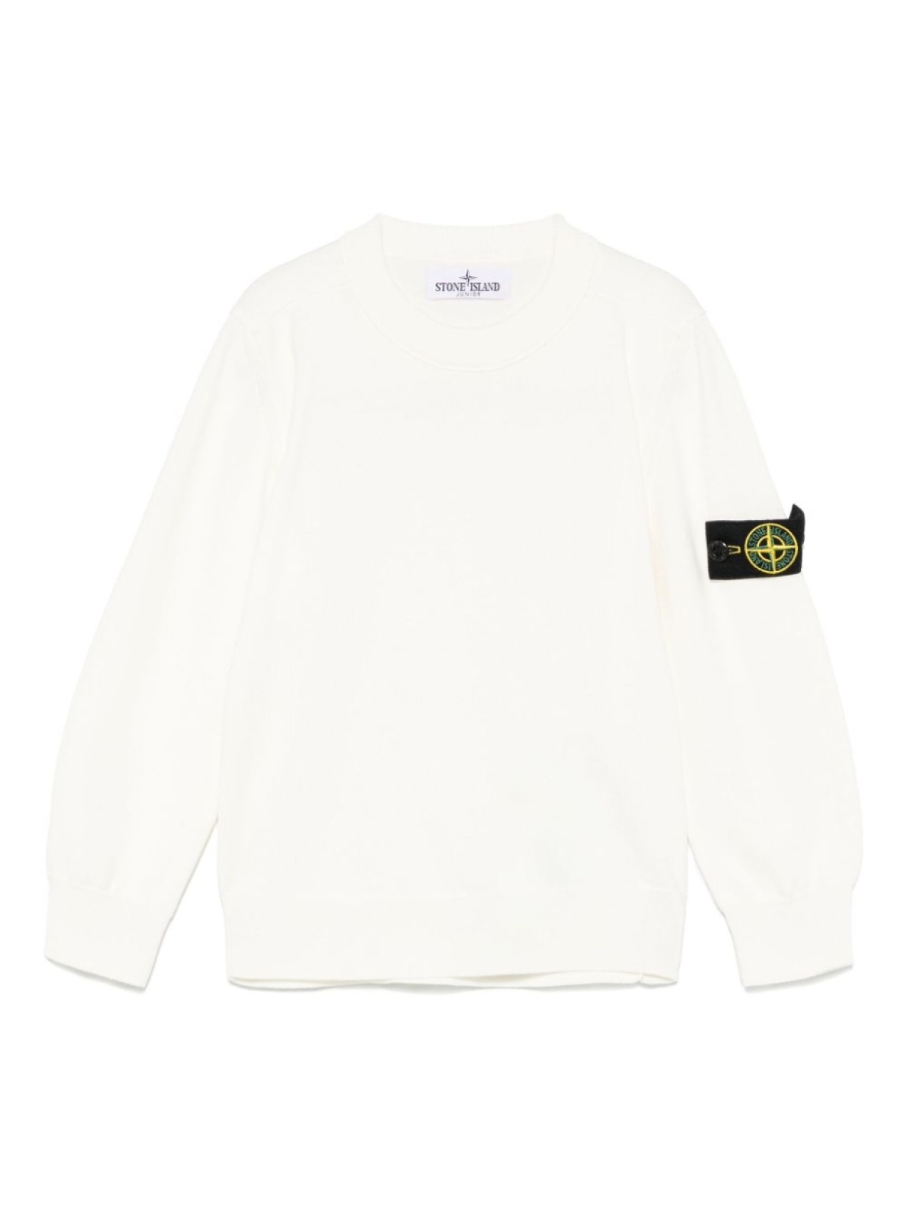 

Stone Island Junior свитер с нашивкой Compass, белый