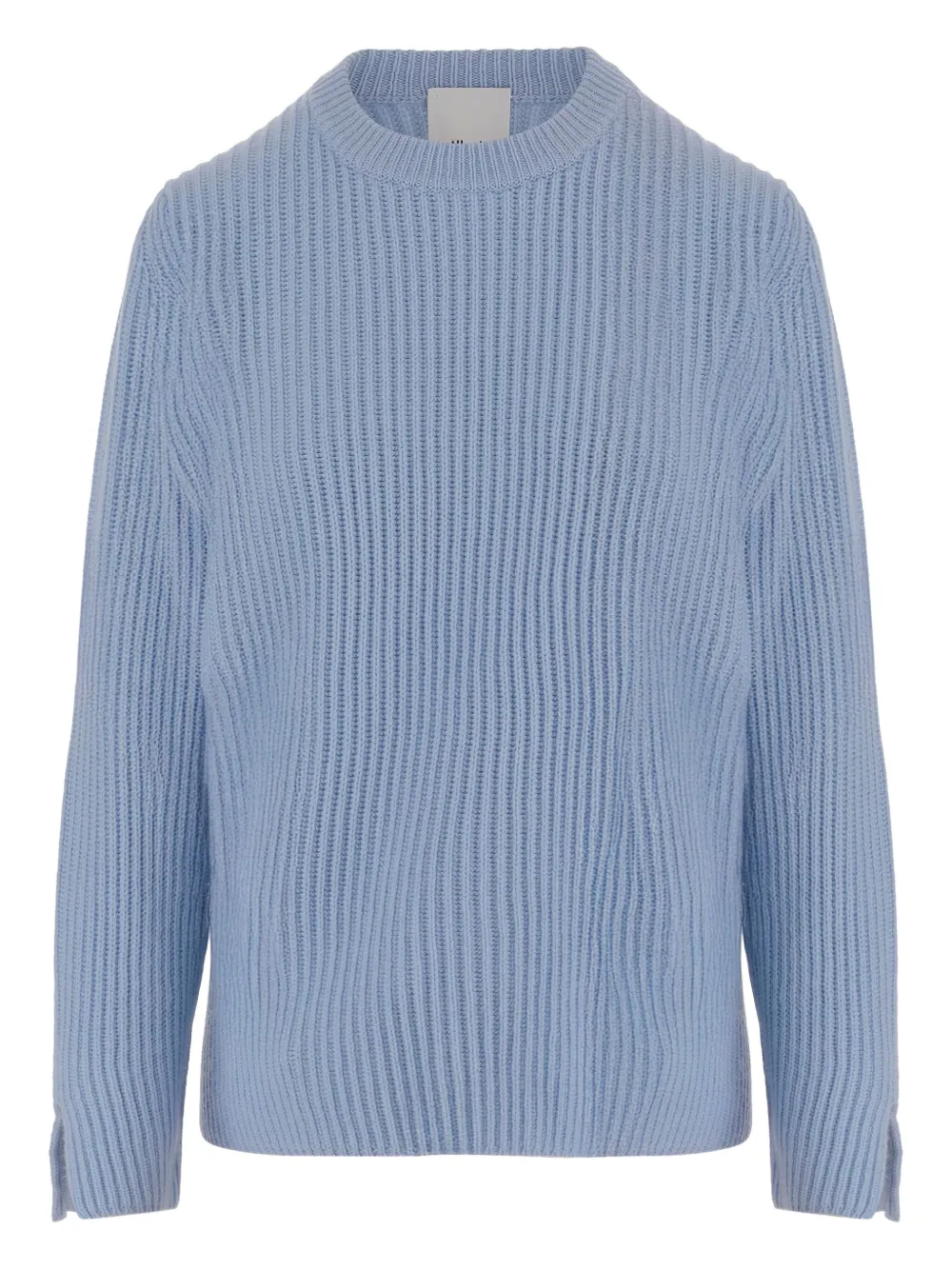 

Вязаный свитер с круглым вырезом ALLUDE, синий