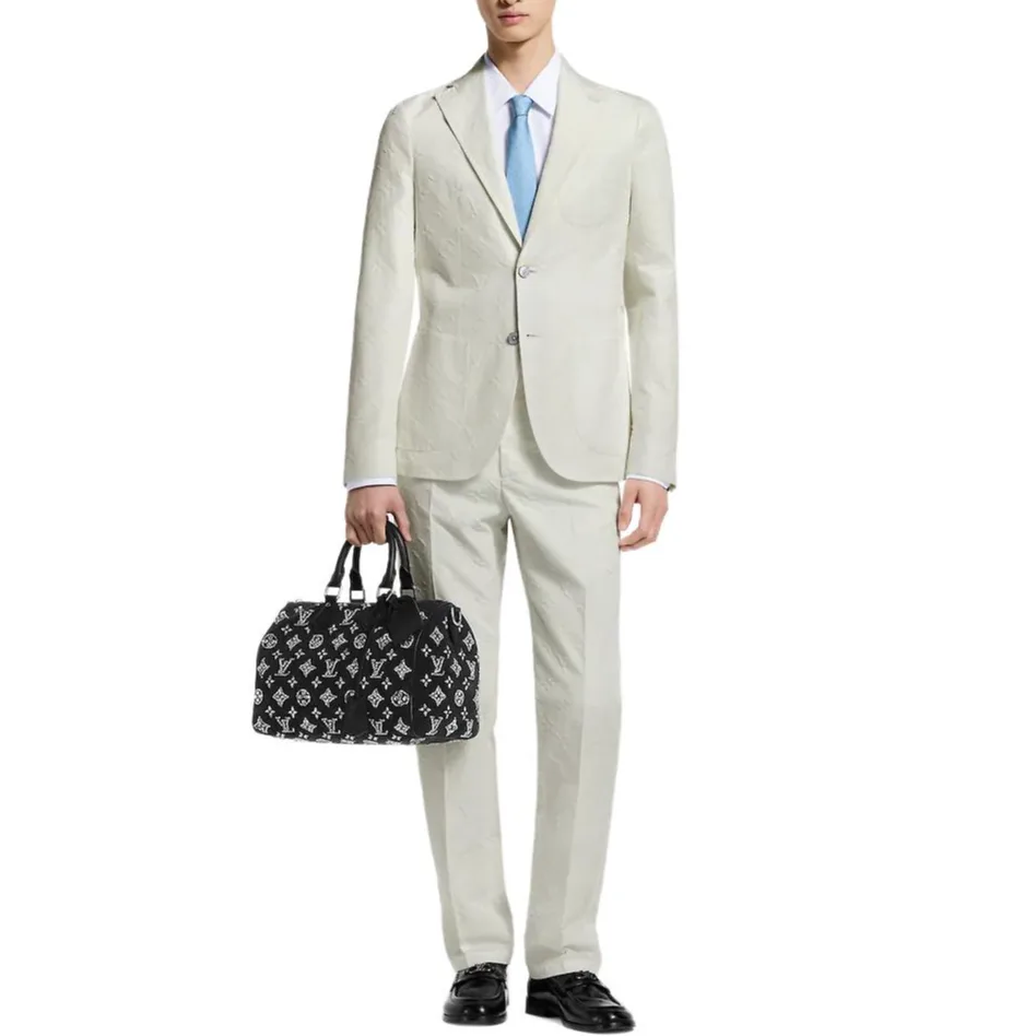 Брюки LOUIS VUITTON, белый — фото 3