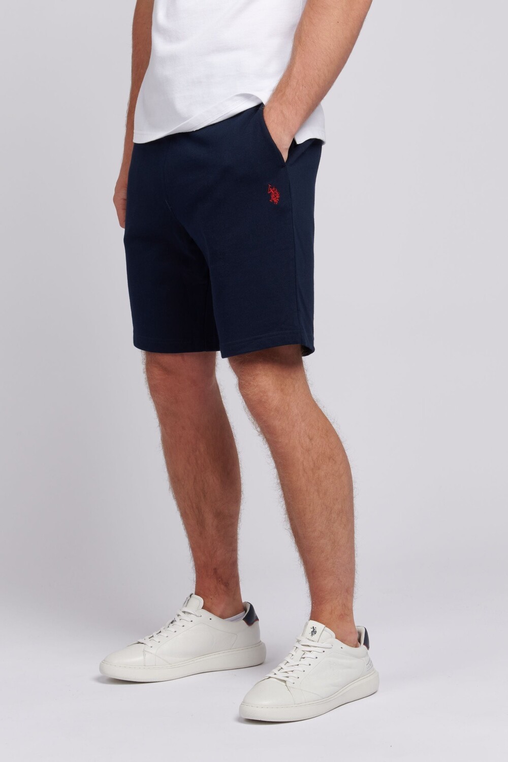 

Мужские спортивные шорты классического кроя с двумя всадниками U.S. Polo Assn, синий