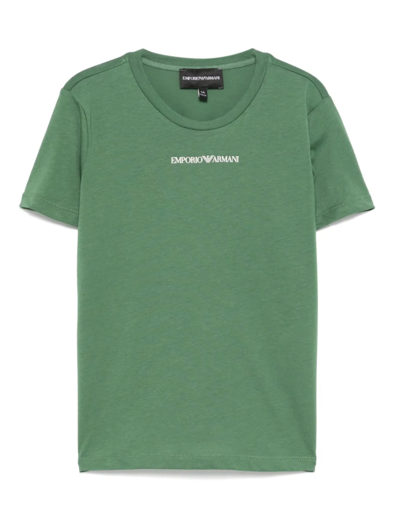 

Футболка с логотипом Emporio Armani Kids, зеленый