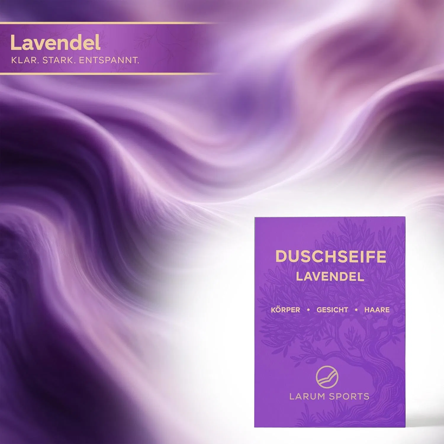 Твердое мыло для душа 3 в 1 Lavender от larum sports, 6 x 85 г Larum Sports — фото 3