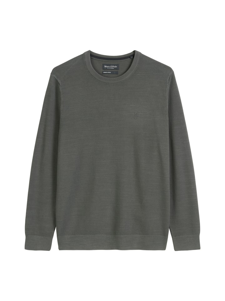 

Marc O'Polo Обычный свитер в меланжевом сером цвете с графическим рисунком