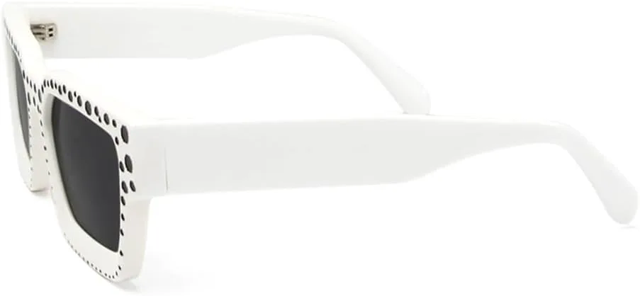 

Винтажные поляризованные солнцезащитные очки для мужчин, белые, в крупной оправе, женские солнцезащитные очки для вождения, защита от УФ-излучения UV400 VFDHN, Gray