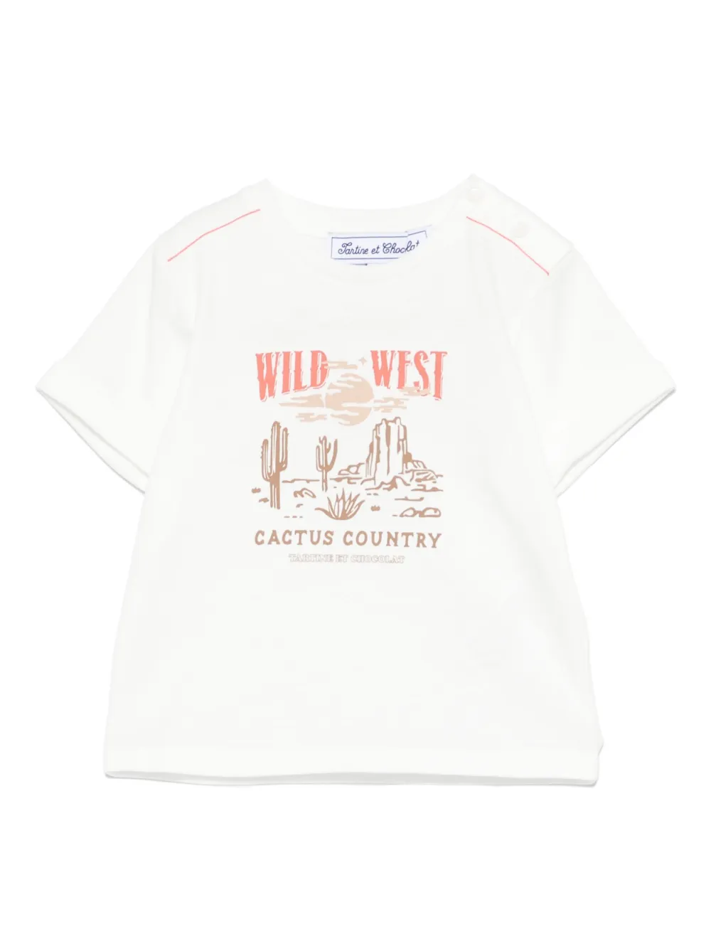 

Футболка с принтом Far West Tartine Et Chocolat, белый