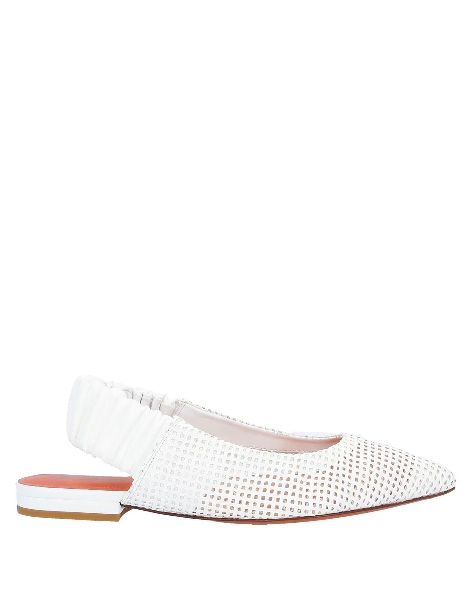 Балетки Santoni, белый