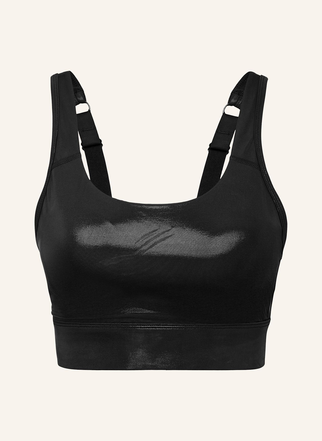 

Царапина на спортивном бюстгальтере Plein Sport, черный