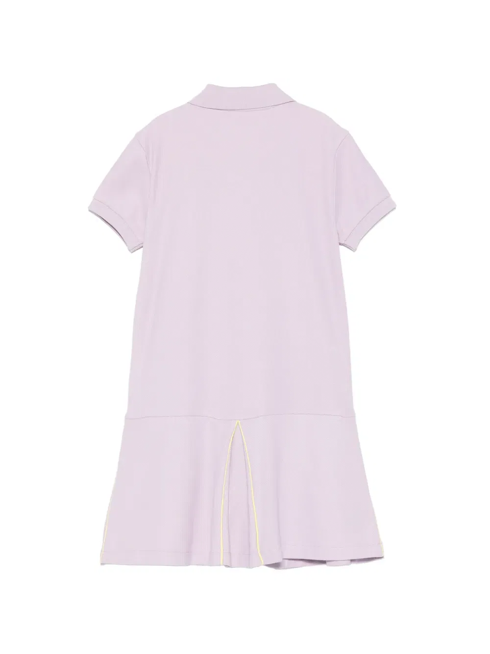 Платье с воротником-поло и логотипом Emporio Armani Kids, фиолетовый — фото 2