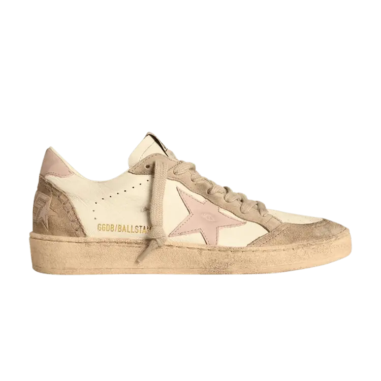Кроссовки Golden Goose Golden Goose Wmns Ball Star 'White Pink Beige', белый