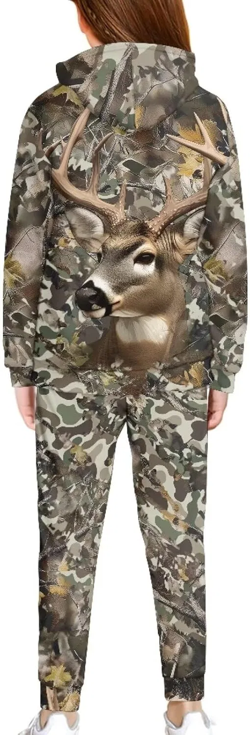 Спортивный костюм для мальчиков Pensura, 2 предмета, Deer Camouflage Hunting — фото 2