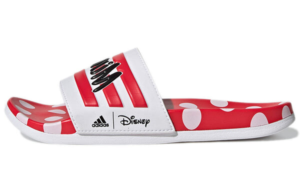 Тапочки disney x adilette comfort slide 'minnie mouse' Adidas, белый — фото 2